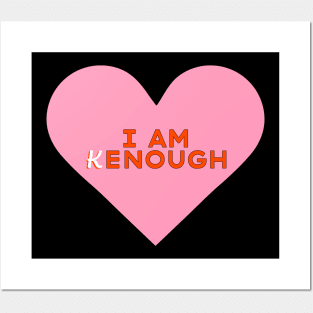 PINK I am Kenough - Barbie Ken Posters and Art